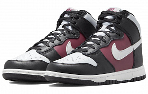 Nike Dunk High Black Rosewood Pure Platinum Women's 2 3096079