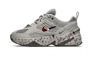 Nike M2K Tekno SP Low top Chunky Sneakers Unisex Gray Red Black