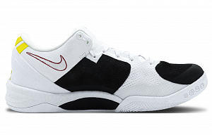 Nike Kobe 8 Cushioned Slip-Resistant Abrasion-Resistant Low-Top Basketball Shoes Unisex Yellow Black 1 3096544