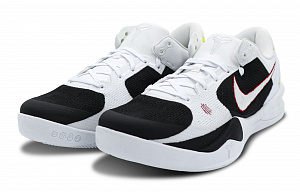 Nike Kobe 8 Cushioned Slip-Resistant Abrasion-Resistant Low-Top Basketball Shoes Unisex Yellow Black 2 3096545