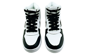 Nike EBERNON Warm Anti-Slip And Wear-Resistant High-Top Skateboard Shoes Men's Black White 3 3097104
