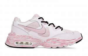 Nike Air Max Fusion Cushioning Anti-Slip And Wear-Resistant Low-Top Casual Running Shoes Women's Pink Black 1 3097217