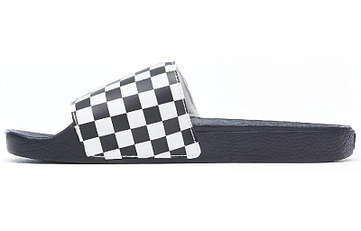 Slide On Vans 'Checkerboard White Black'