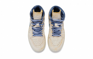 Jordan Air Jordan 1 Mid SE High Top Vintage Basketball Shoes Women's Blue White 3 3102469