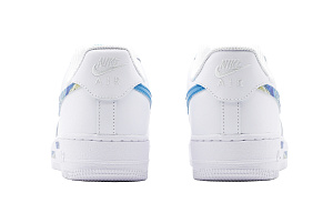 Nike Air Force 1 Van Gogh, Starry Sky, Artistic Oil Painting Low Top Skateboard Shoes Men's White Blue 3 3102476