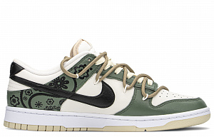 Nike Dunk FZBB Low top Skateboard Shoes Men's Khaki Green 1 3102540