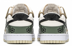 Nike Dunk FZBB Low top Skateboard Shoes Men's Khaki Green 3 3102542