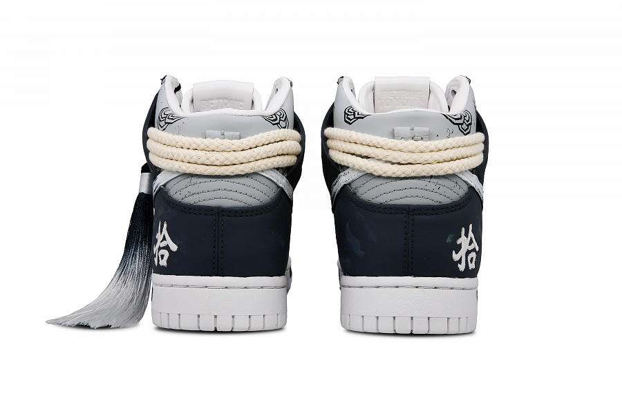 Nike High-Top Skateboard Shoes Unisex Black Gray Color купить в интернет-магазине Yoocart с быстрой доставкой по России.