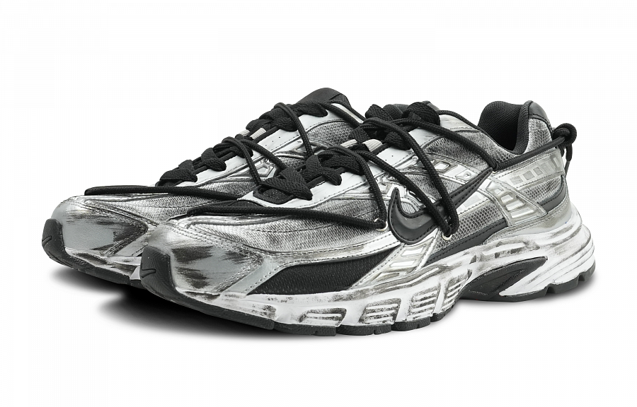 Nike Initiator Slip Resistant Abrasion Resistant Low top Running Shoes Men's Black Silver купить в интернет-магазине Yoocart с быстрой доставкой по России.