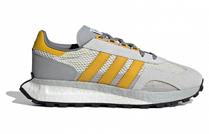 Adidas Originals Retropy E5 Durable Breathable Low-Top Casual Running Shoes Unisex Gray Yellow 1 3103478
