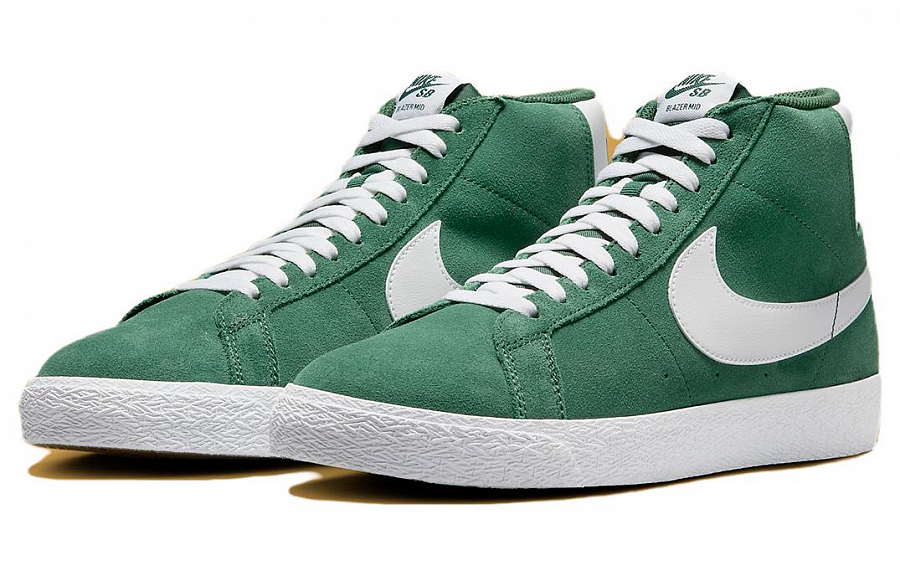 Nike Sb Zoom Blazer Mid Fir White купить в интернет-магазине Yoocart с быстрой доставкой по России.
