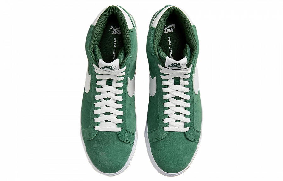 Nike Sb Zoom Blazer Mid Fir White купить в интернет-магазине Yoocart с быстрой доставкой по России.