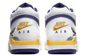 Nike Flight Legacy Low-Top Vintage Basketball Shoes Men's White Black Yellow 3 3103537