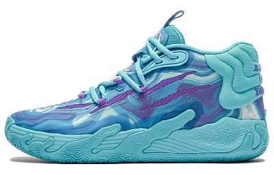 PUMA Баскетбольные кроссовки Low Top синий-фиолетовый Унисекс