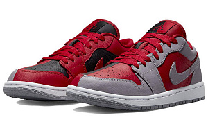 Jordan 1 Low Se Homage Split Gym Red Cement Grey Women's 2 3103650
