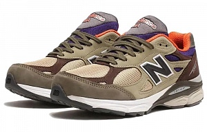 New Balance 990v3 MiUSA Teddy Santis Khaki Orange 1 3106085