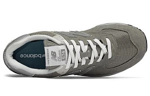 New Balance NB 574 Balance Abrasion Resistant Breathable Low Top Casual City Commute Running Shoes Unisex Gray D Width 2 3106964