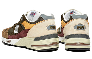 New Balance 991 Olive Burgundy Brown 2 3106993