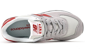 New Balance 574 Series Of Grey Red Women's 2 3108047