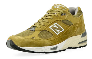 New Balance 991 MiUK Green Moss Cloud Cream 2 3109010