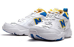 New Balance NB 608 Low-Top Training Shoes Women's White Blue 2 3111173