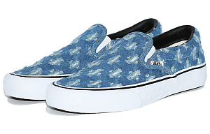 Vans Slip On Supreme Hole Punch Denim Blue 2 3115131
