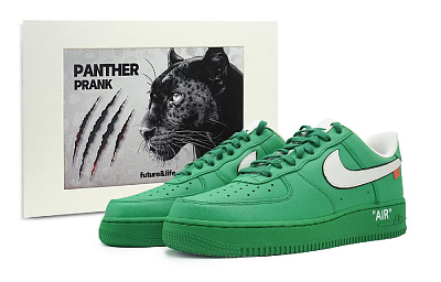 Nike Air Force 1 Low-Top Skateboard Shoes Unisex Emerald Green