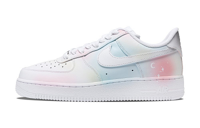 Nike Air Force 1 Dream Macarons Anti-Slip Wear-Resistant Low-Top Skateboard Shoes Women's Pink