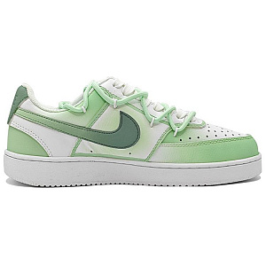 Nike Court Vision 1 Low-Top Skateboard Shoes Women's White Green 1 3119006