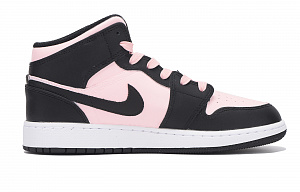 Jordan Air Jordan 1 Slip-Resistant Coverage Cushioning Low-Top Vintage Basketball Shoes Women's Black Pink 1 3119023