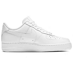 Nike Air Force 1 Slip-Resistant Cushioning Low-Top Skateboard Shoes Women's White Blue 1 3119098