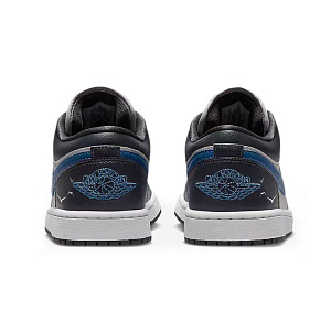 Jordan Air Jordan 1 Vintage Basketball Shoes Unisex Low top Black Gray Blue 3 3119129