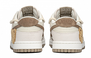 Nike Dunk Anti-Slip And Wear-Resistant Lightweight Height Increasing Low-Top Skateboard Shoes Unisex Khaki Brown 3 3119150