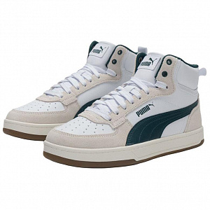 PUMA Caven 2.0 Mid Top Skateboard Shoes Unisex White Beige Green 1 3119216