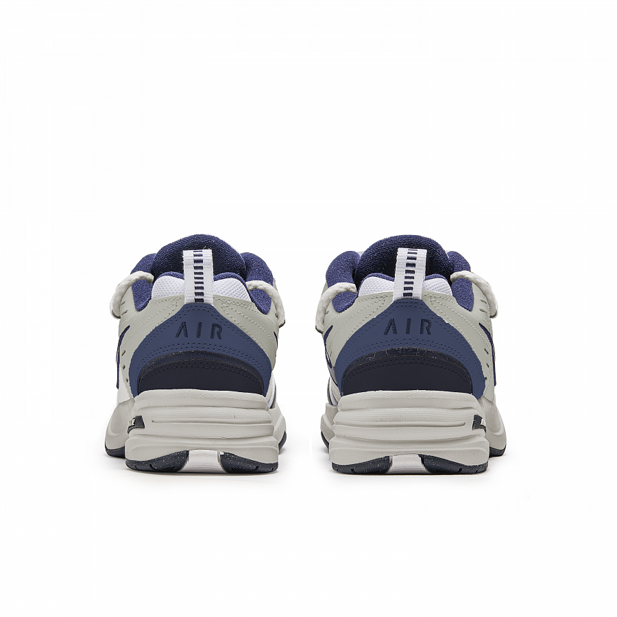 Nike Air Monarch 4 Free Panda Box Wear-Resistant Low-Top Chunky Sneakers Unisex Gray Blue