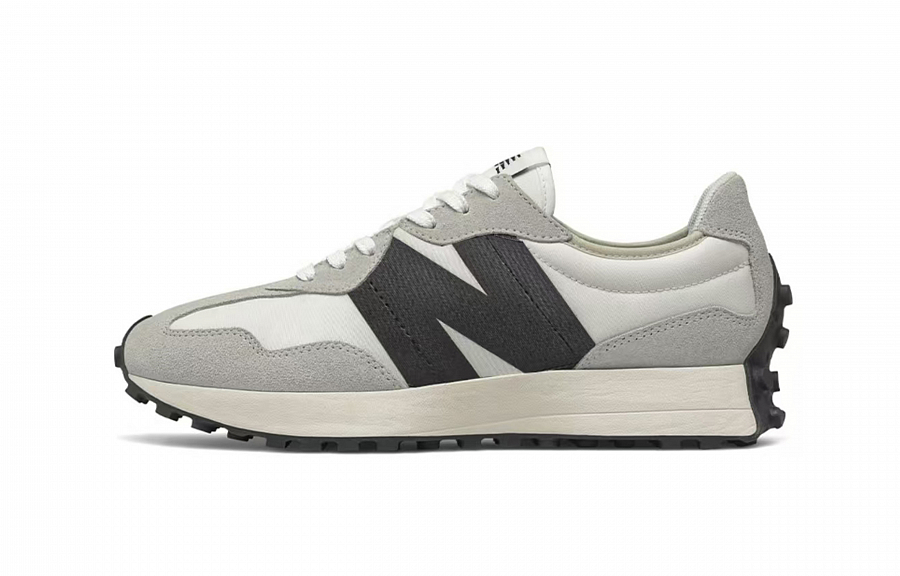 New Balance NB 327 Cushioned Anti-Slip And Wear-Resistant Lightweight Low-Top Running Shoes Unisex Light Gray Blue