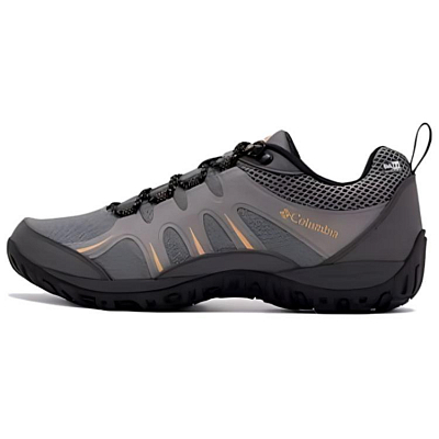 Columbia Anti Slip Wear Resistant Low Top Mountaineering Shoes, Hiking Shoes Men's Gray