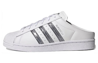 Superstar Women's Adidas Originals Mule 'White Silver Metallic' Women's