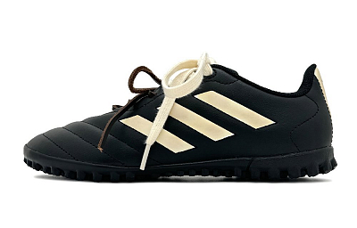 Adidas GOLETTO VII TF Turf Soccer Shoes Unisex Black Yellow