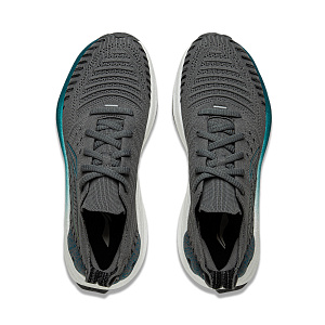 LiNing Comfortable Shock Absorbers Slip Resistant Abrasion Resistant Breathable Low top Running Shoes Men's Black Gray 3 3126624