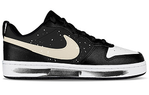 Nike Court Borough Low 2 Low top Skateboard Shoes GS Black White 1 3126677