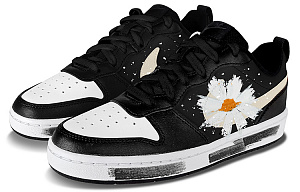Nike Court Borough Low 2 Low top Skateboard Shoes GS Black White 2 3126678