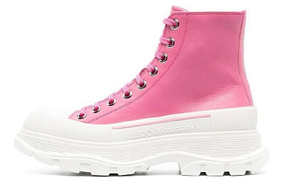 Alexander McQueen Logo Detailed Lace-Up Boots Women's