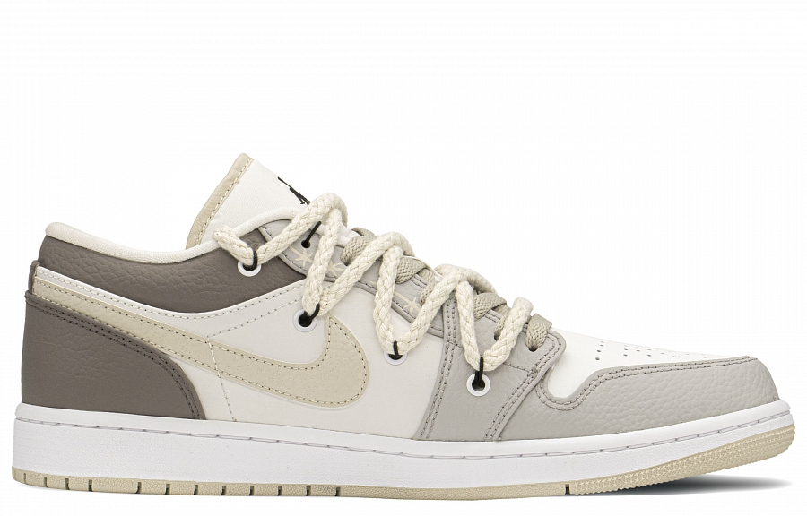 Jordan Air Jordan 1 Vintage Basketball Shoes Men's Khaki Beige Gray