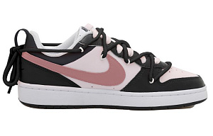 Nike Court Borough Low 2 Low top Skateboard Shoes GS Black Pink 2 3130085