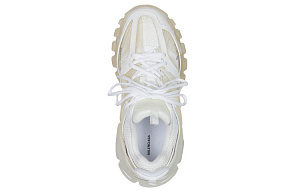 Balenciaga Track Clear Sole Low Mesh Nylon Sneakers White 3 3130424