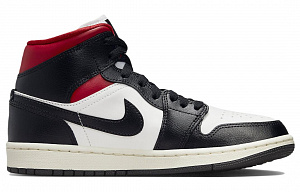 Jordan 1 Mid Gym Red Panda Women's 1 3131034