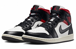 Jordan 1 Mid Gym Red Panda Women's 2 3131035