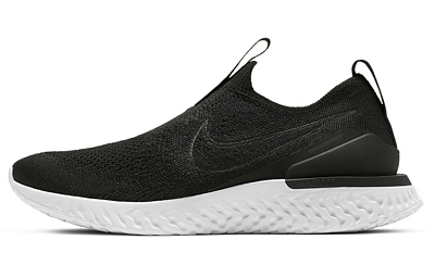 Nike Epic Phantom React Flyknit Black White Women's