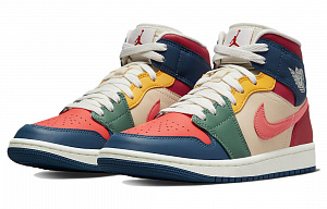 Air Jordan 1 Mid Se 'Multi Color 2022' Women's 2 3131321